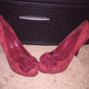 BCBGeneration Red POP OUT Heels